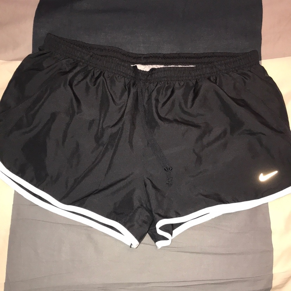 Black nike running shorts